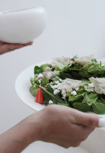 Koukoumi Vegan Hotel restaurant salad